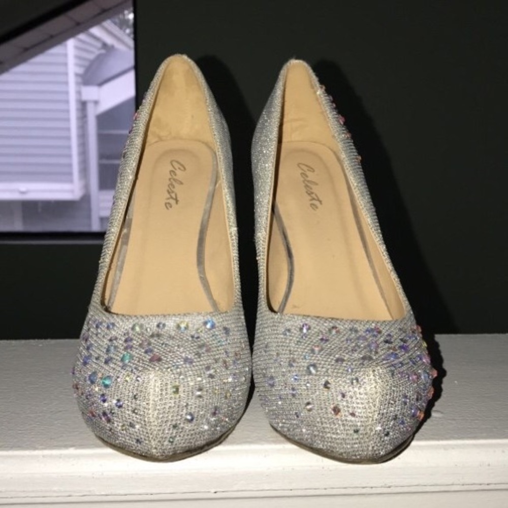 Silver Sparkly Heels!